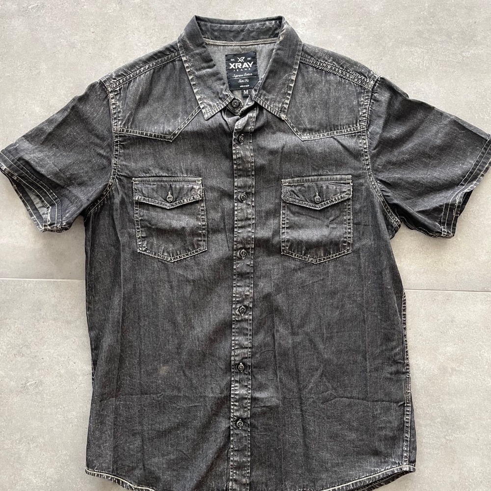 XRAY Short Sleeve Button Down Shirt